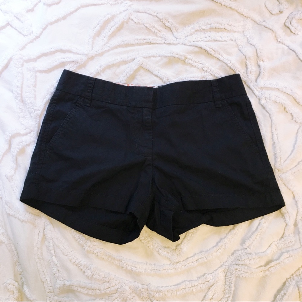J. Crew Factory Navy Blue Classic Chino Shorts